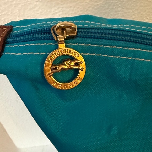 Worn Longchamp Le pliage “shopping “ tote MADE IN FRANCE. Vintage Fabric is worn - Picture 7 of 13